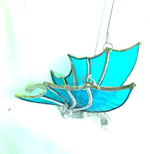 Load image into Gallery viewer, Stained Glass Hanging Dragon
