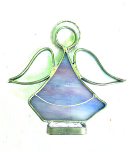 Small Stained Glass Standing Angel