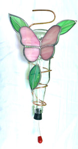 Stained Glass Hummingbird Feeder