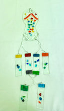 Load image into Gallery viewer, Fused Glass Flip Flop Sandal Windchime
