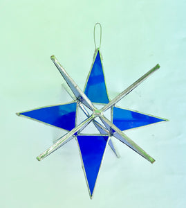 Stained Glass 3-D Stars