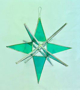 Stained Glass 3-D Stars