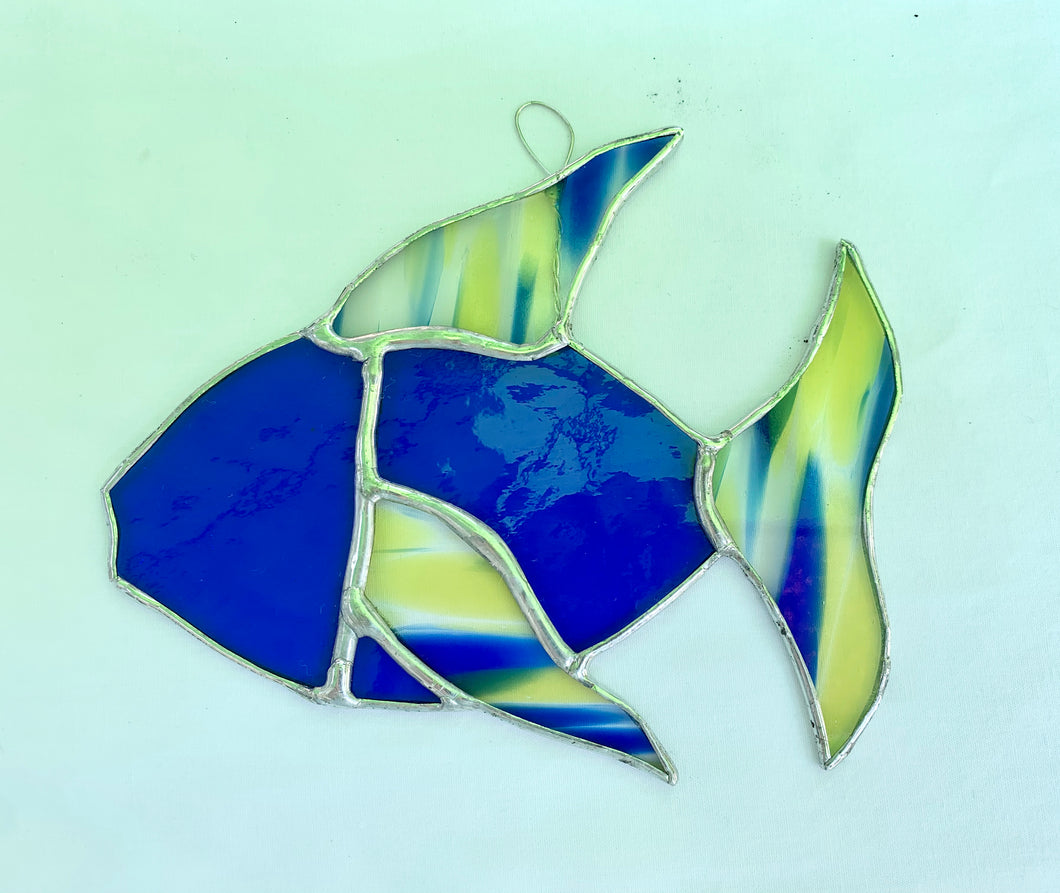 Stained Glass Fish Suncatcher