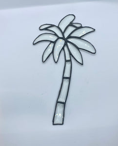 Glass Bevel Palm Tree Suncatcher